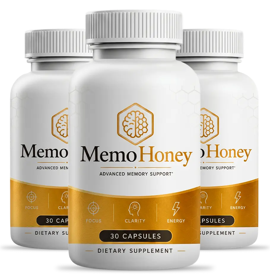 Memo Honey 3 bottles package